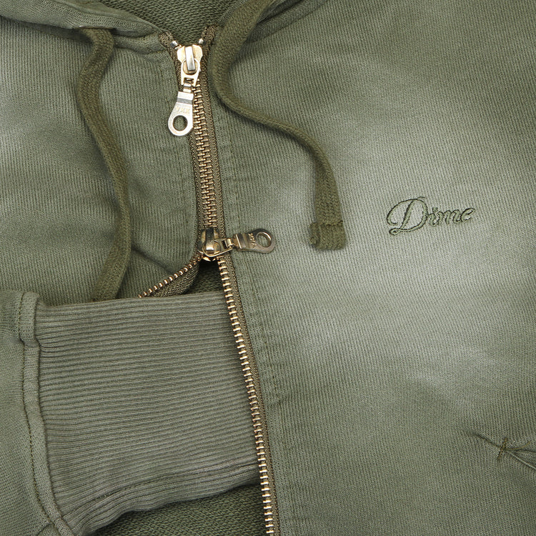 Women's Cropped Zip Hoodie