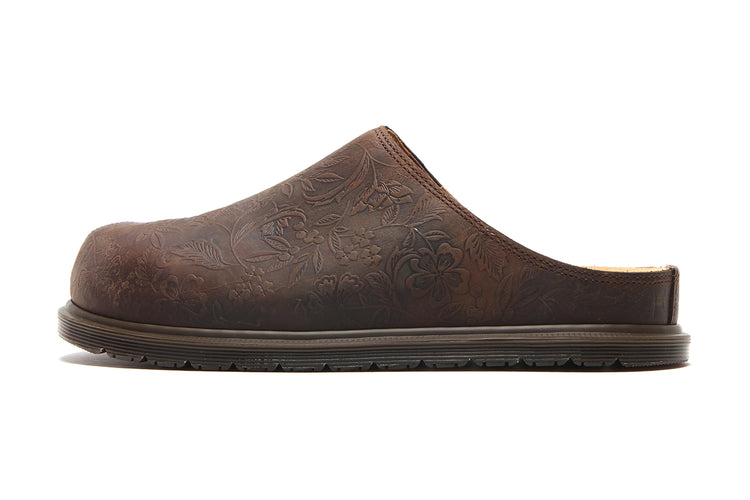 Dr. Martens - San Mule
Style # 43606200
Color : Dark Brown Floral