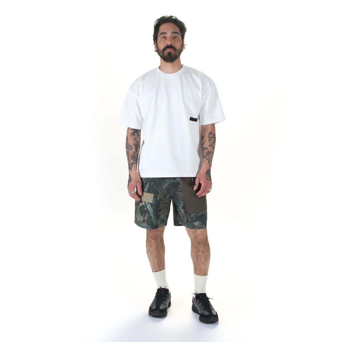 Earth Studies - Block Short
Style # MP-112
Color : AOP Multi