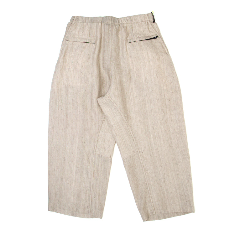 Earth Studies - Pleated Trouser
Style # MP-111
Color : Natural Linen