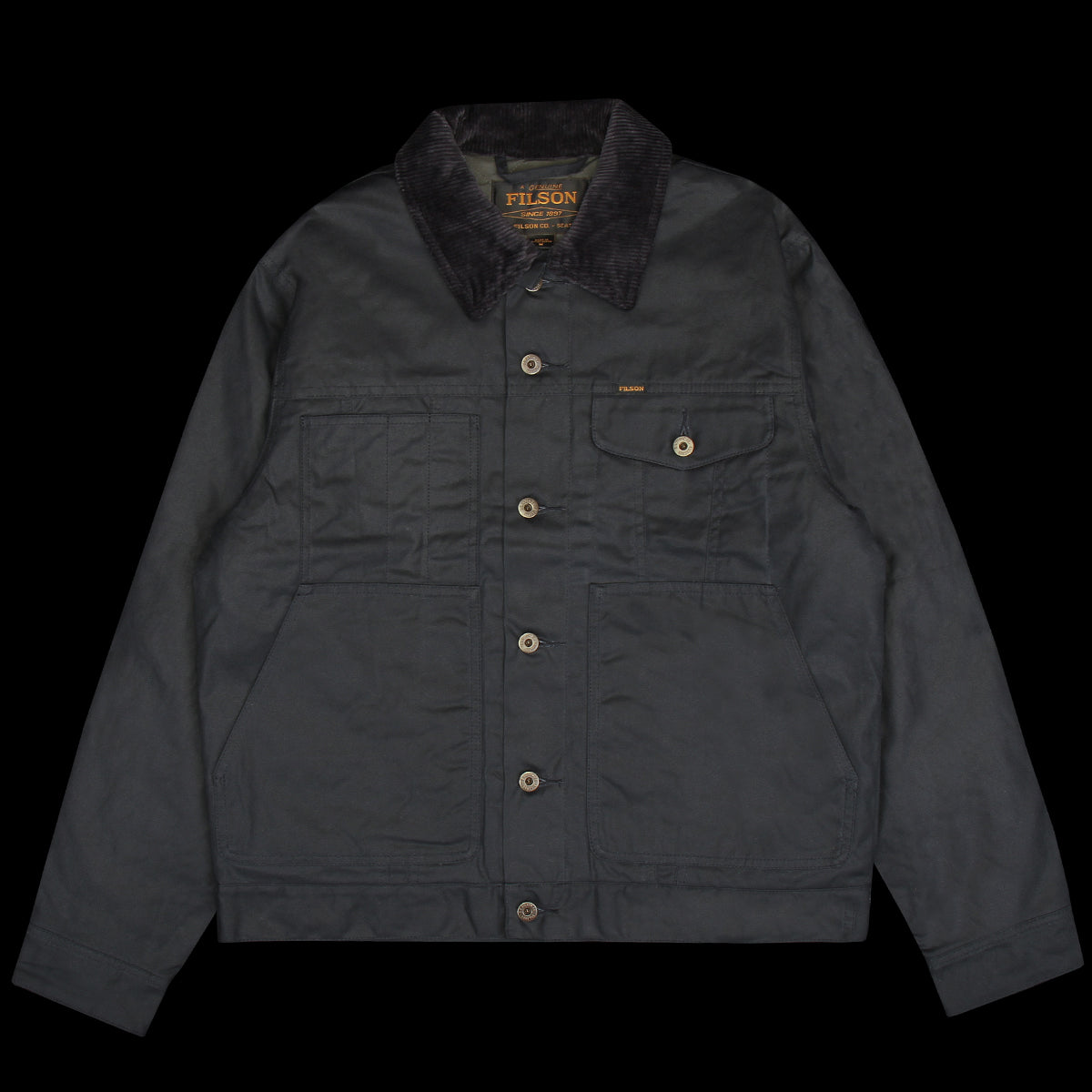 Filson - Insulated Short Cruiser Jacket
Style # F1420299336
Color : Harbor Blue