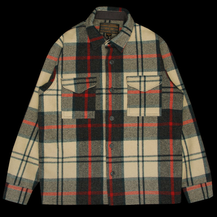 Filson | Mackinaw Wool Jac-Shirt Cream Multi-Plaid