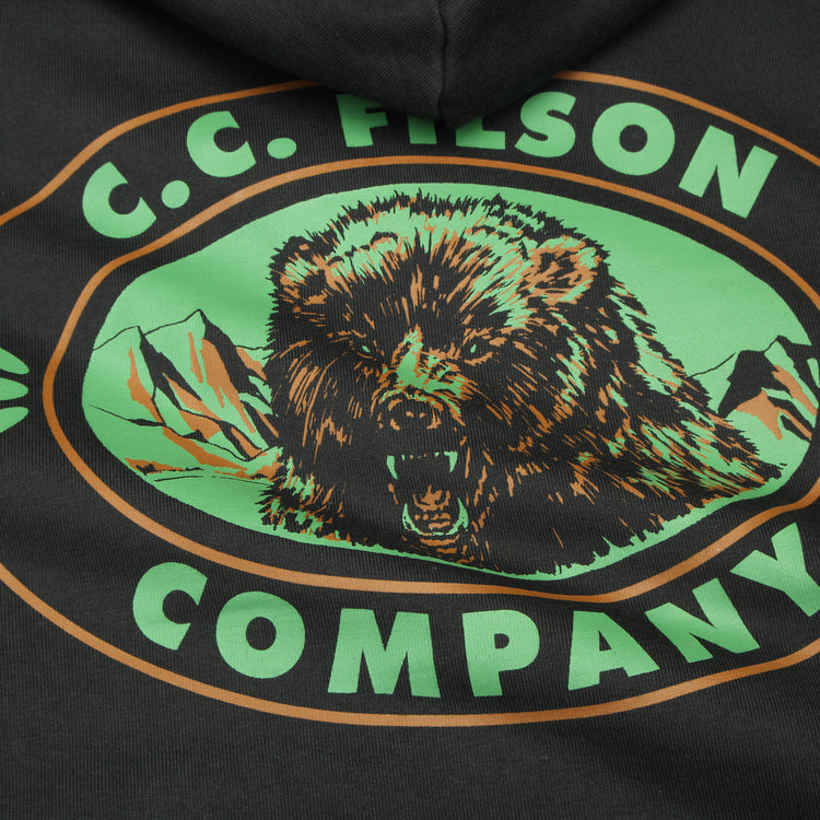 Filson Prospector Graphic Hoodie Black / Bear