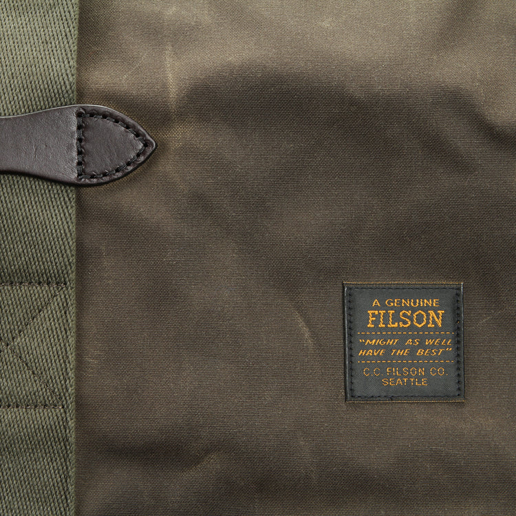 Filson Tin Cloth Medium Duffle Otter Green