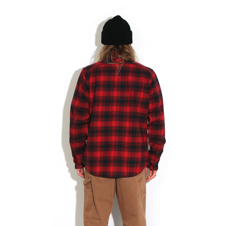Filson | Vintage Flannel Work Shirt Red Oak Umbre