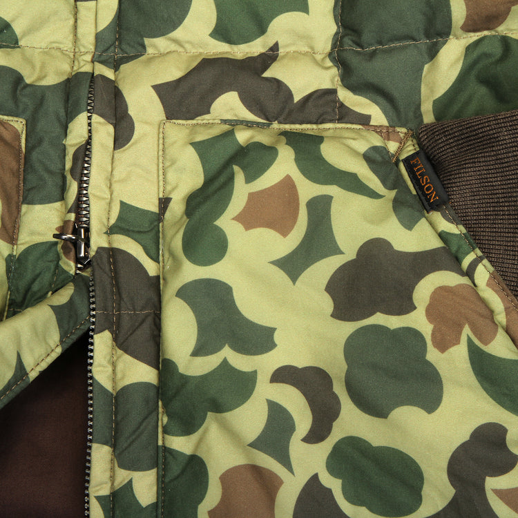 Filson - Waxed Down Jacket
Style # F1420299979
Color : Tundra Shrub Camo