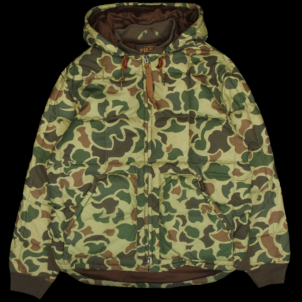 Filson - Waxed Down Jacket
Style # F1420299979
Color : Tundra Shrub Camo