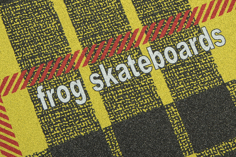 Frog - Plaid Grip Tape
Color : Yellow / Black