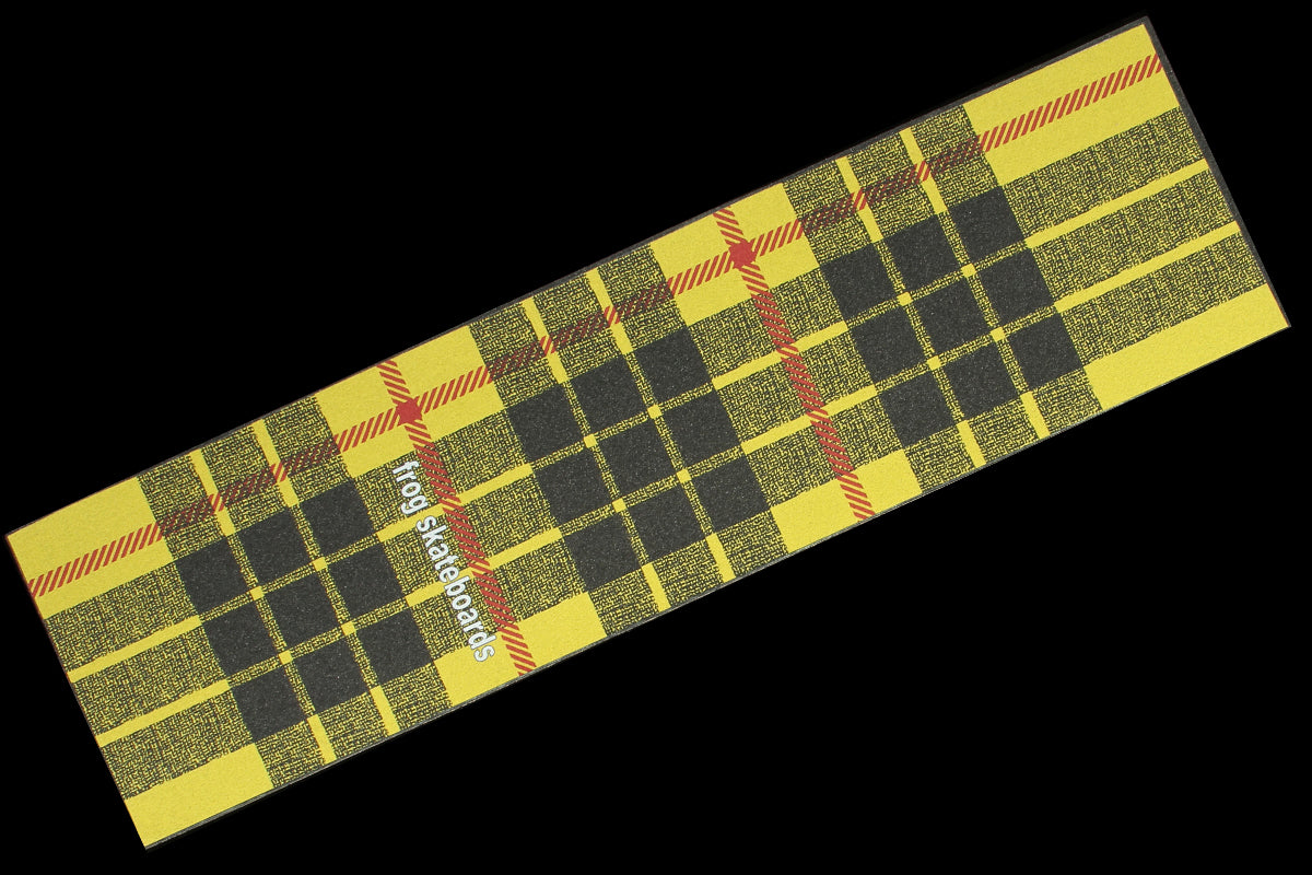 Frog - Plaid Grip Tape
Color : Yellow / Black