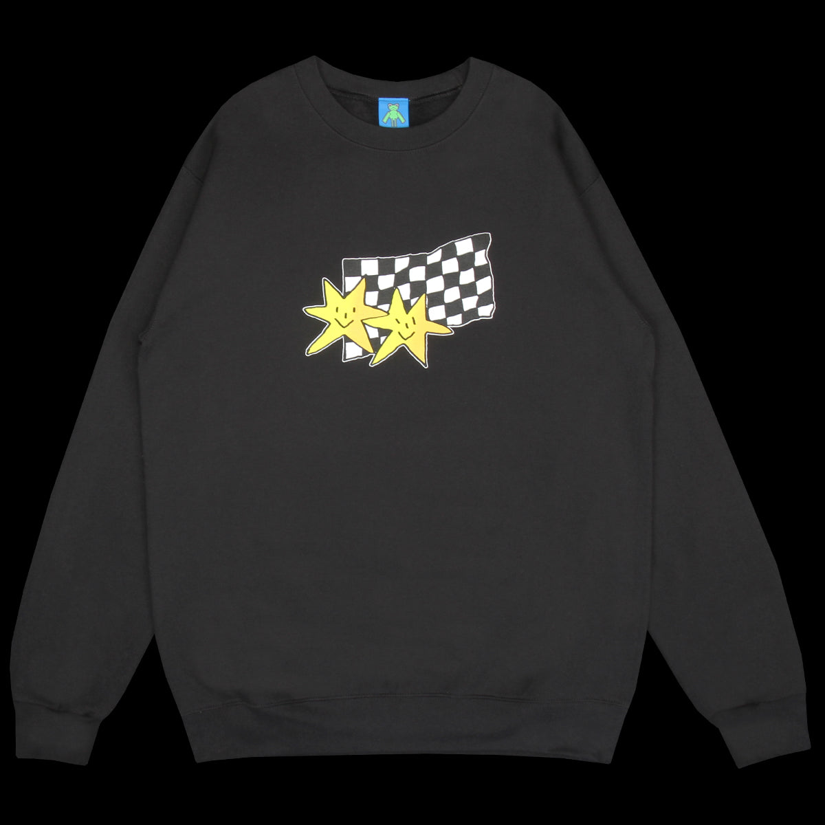 Frog - Premium Stars Crewneck
Color : Black