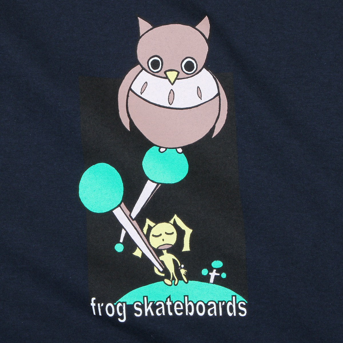 Frog - Wise One T-Shirt
Color : Navy