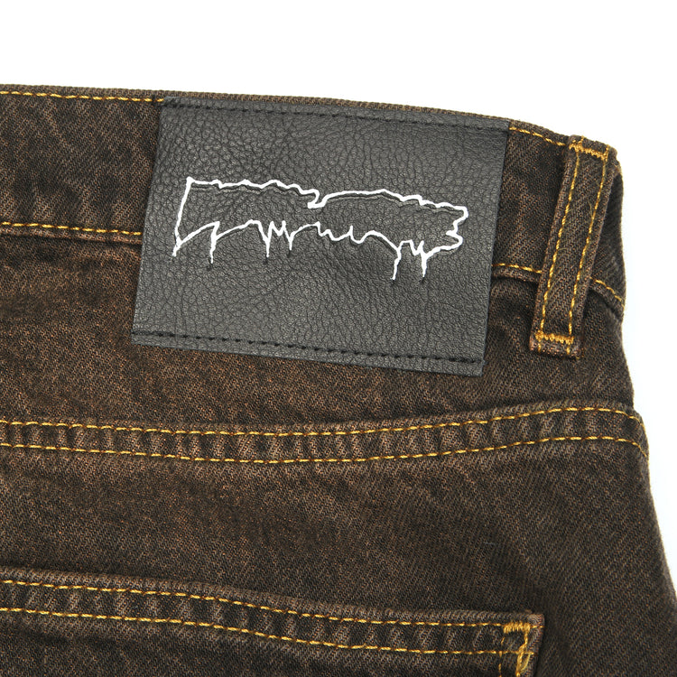 Fucking Awesome | Fecke Baggy Denim Jeans Color : Dark Brown