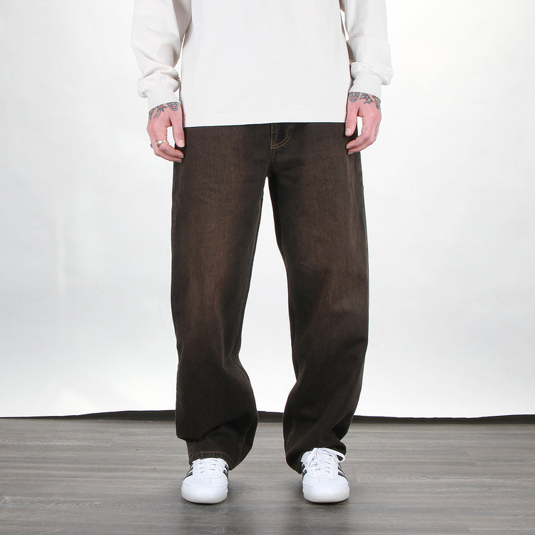 Fucking Awesome | Fecke Baggy Denim Jeans Color : Dark Brown