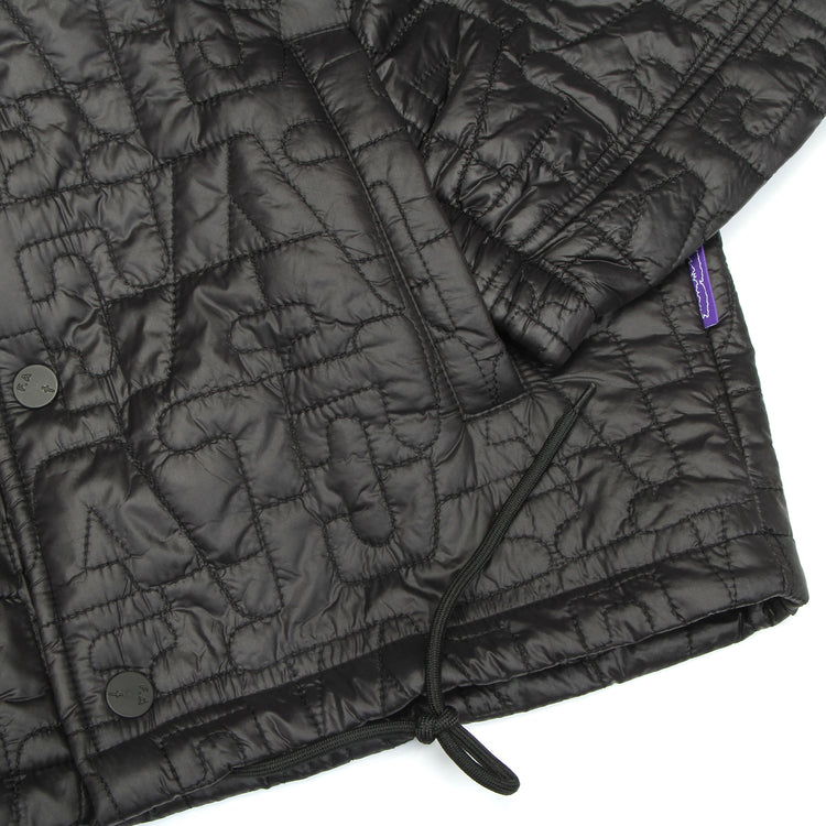 Fucking Awesome | Quilted Coaches Jacket Color : Black