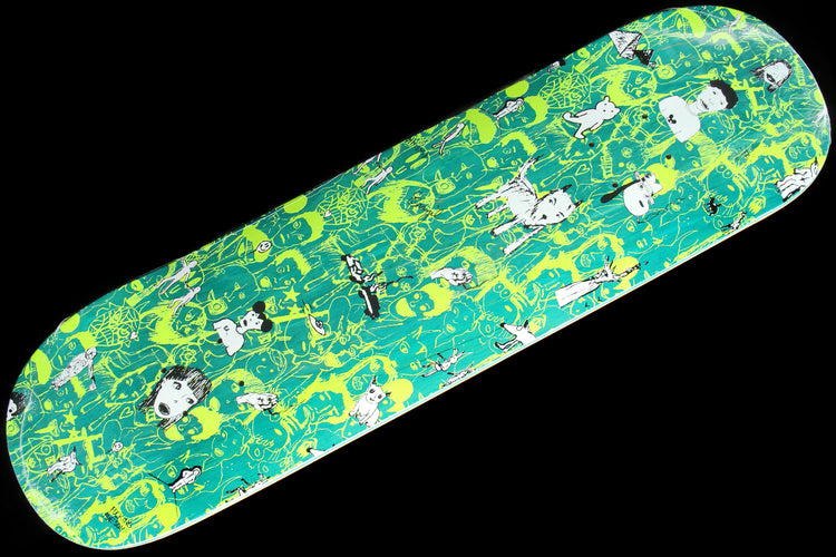 Fucking Awesome Dill - Pen To Paper Teal Deck 8.38"