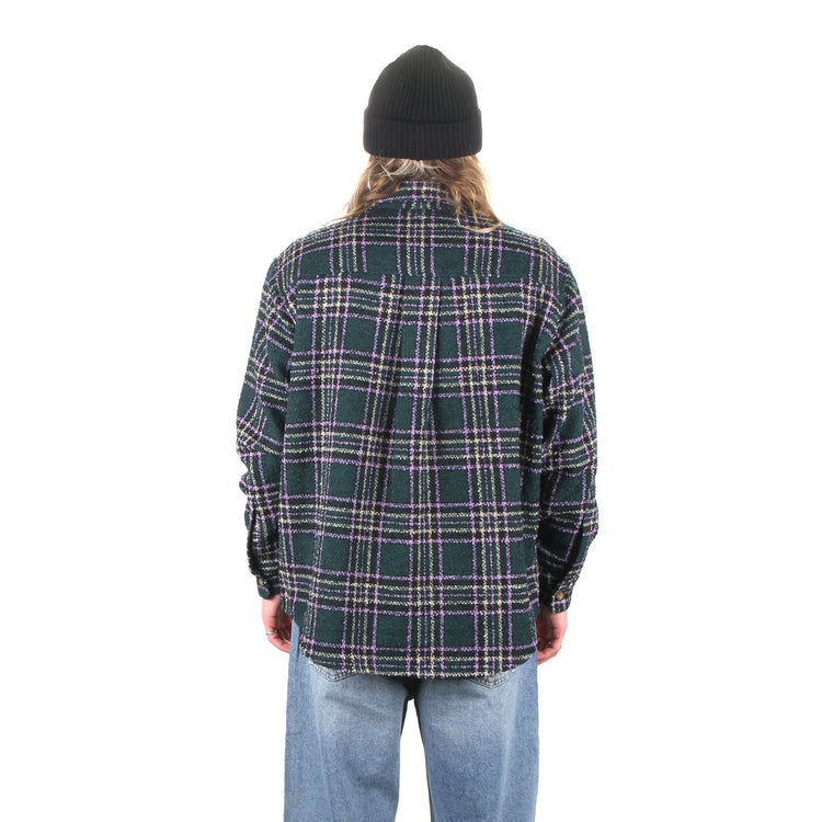 Fucking Awesome | Less Heavyweight Oversized Flannel Color : Green