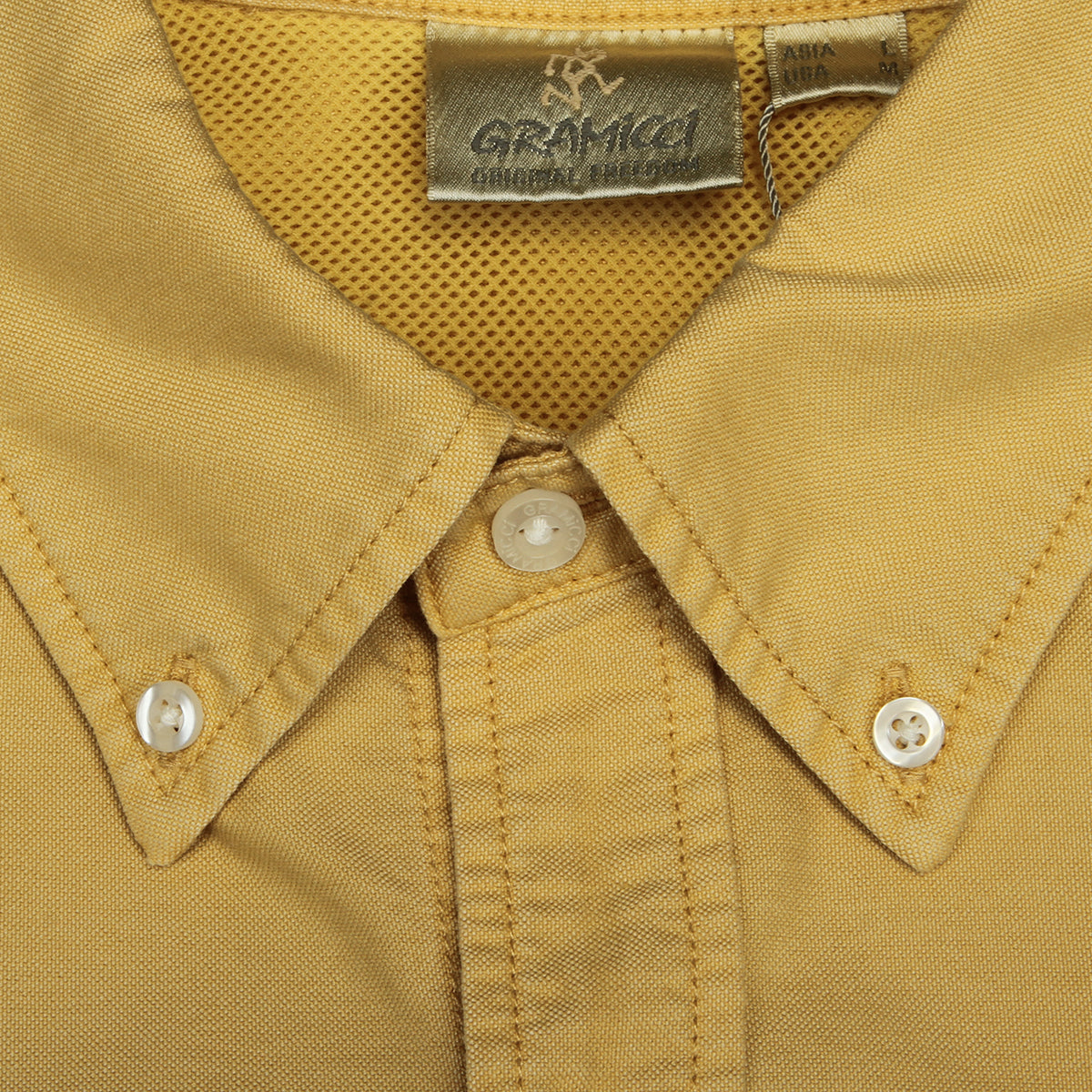 Gramicci - Classic Oxford Thermolite Shirt
Style # G6FM-J033
Color : Citrine Pigment