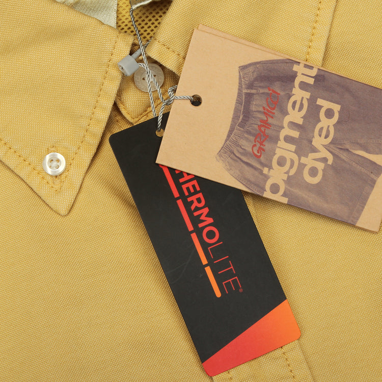 Gramicci - Classic Oxford Thermolite Shirt
Style # G6FM-J033
Color : Citrine Pigment