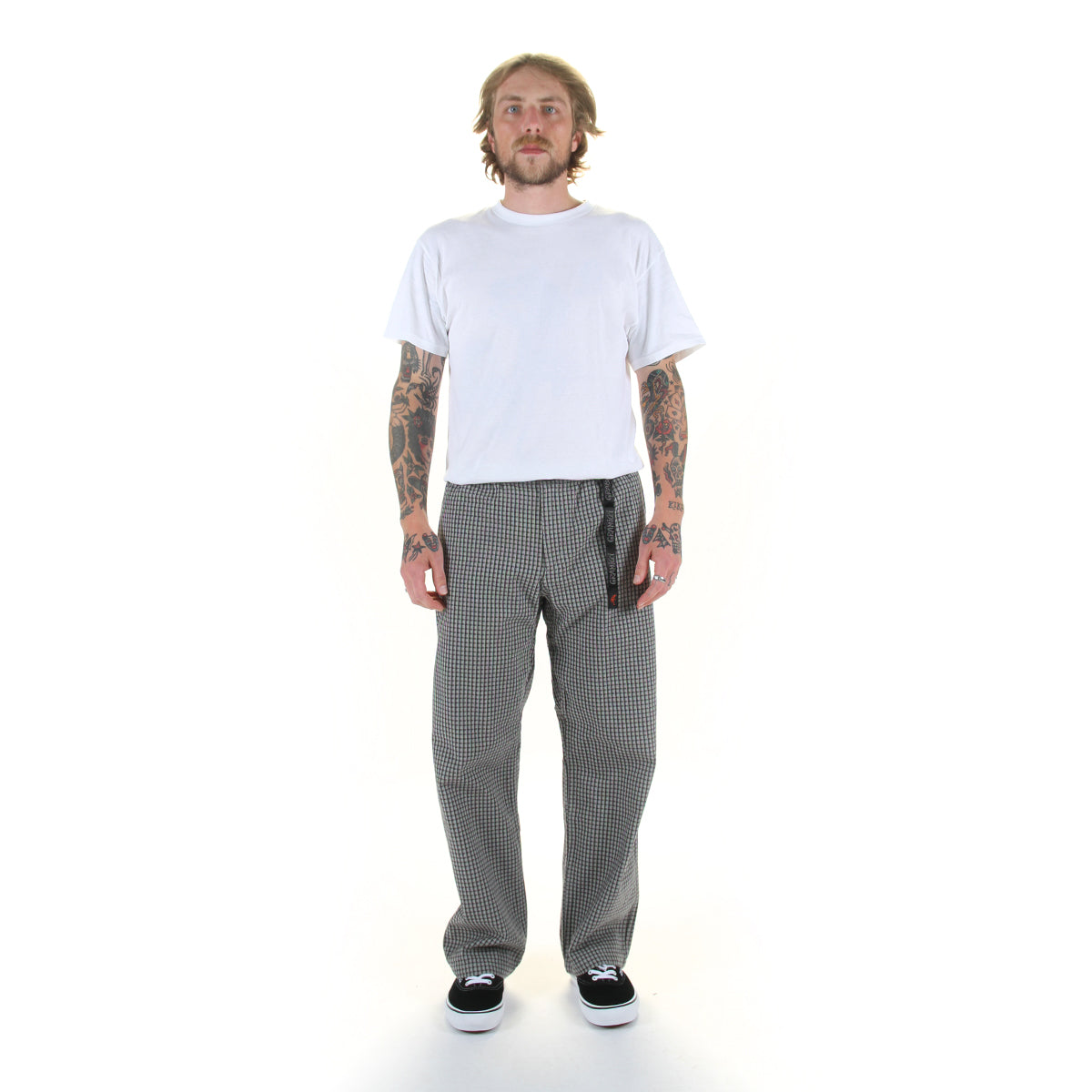 Gramicci - Dobby Plaid Gramicci Pant - Straight Fit
Style # G6FM-P024
Color : Stone