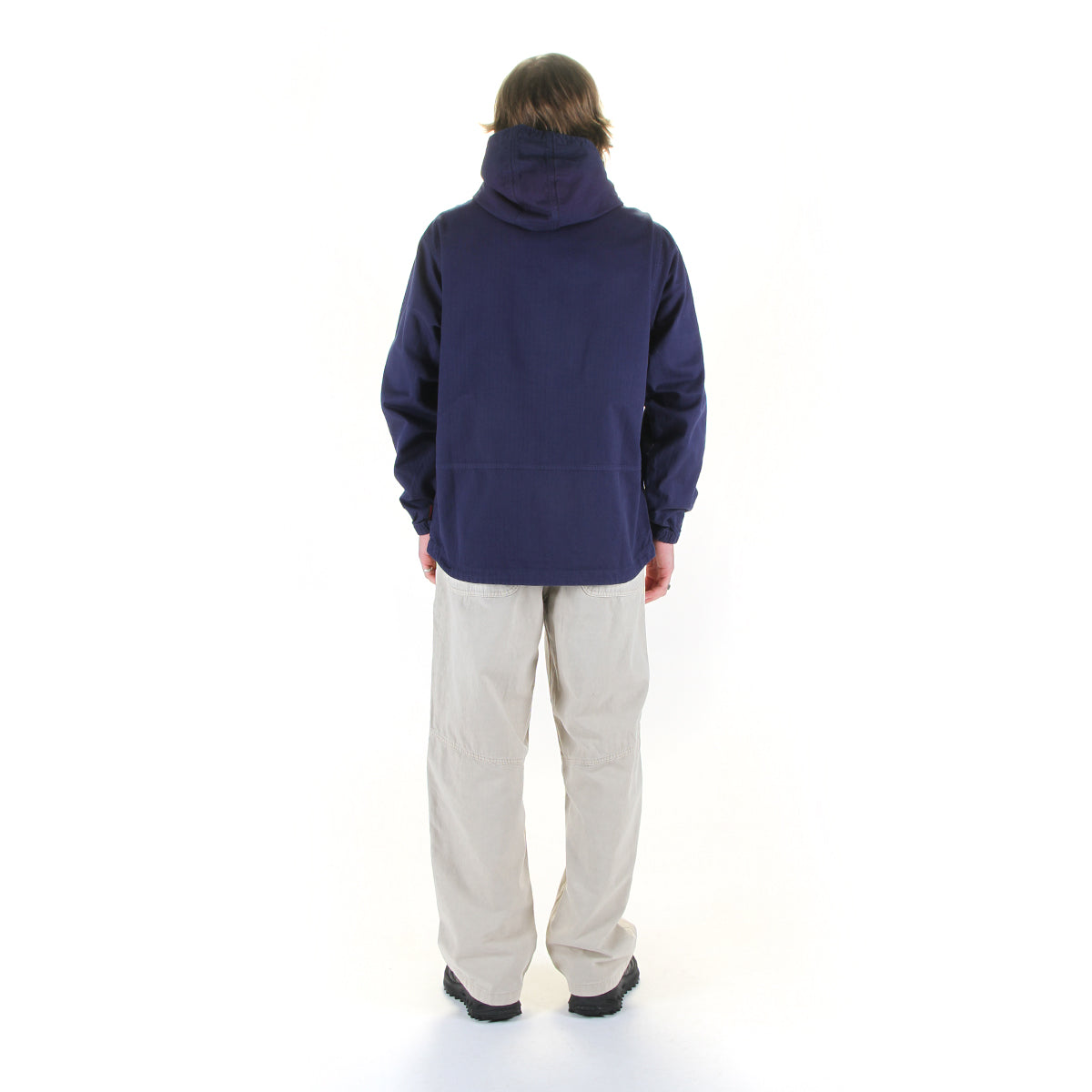 Gramicci - Herringbone Hooded Jacket
Style # G6FM-J027
Color : Navy