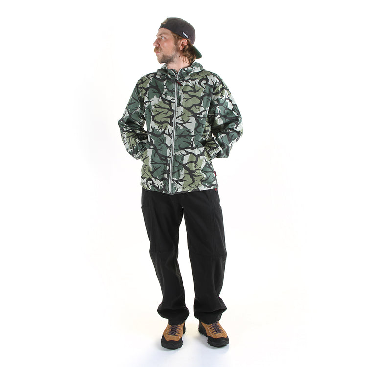 Gramicci - Herringbone Hooded Jacket
Style # G6FM-J027
Color : Branch Camo