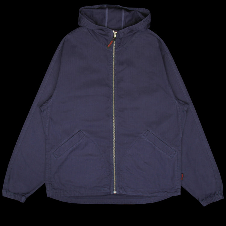 Gramicci - Herringbone Hooded Jacket
Style # G6FM-J027
Color : Navy