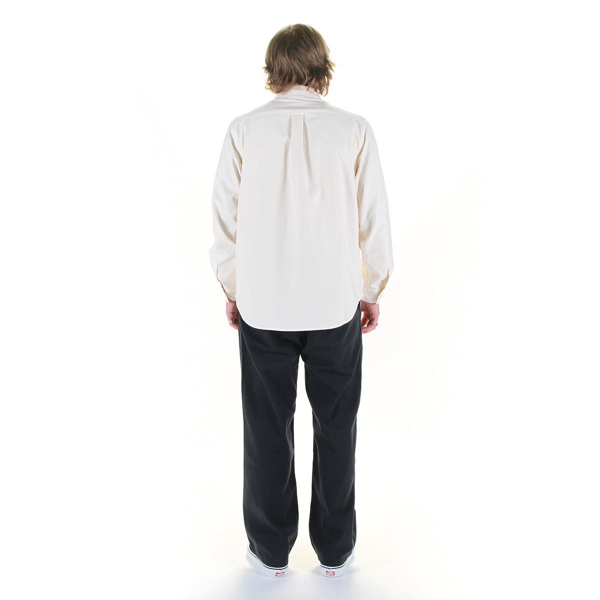 Gramicci - Classic Oxford Thermolite Shirt
Style # G6FM-J033

Gramicci - Gramicci Pant 'Straight Fit'
Style # G116-OGT
Color : Double Navy
Color : Ivory Pigment