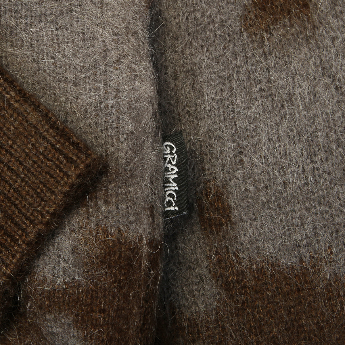 Gramicci - Mohair Splatter Sweater
Style # G6FM-J037
Color : Slate Splatter