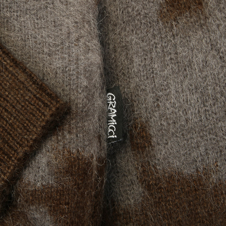 Gramicci - Mohair Splatter Sweater
Style # G6FM-J037
Color : Slate Splatter