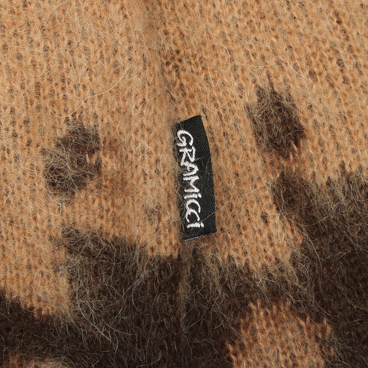 Gramicci - Mohair Splatter Sweater
Style # G6FM-J037
Color : Taupe Splatter