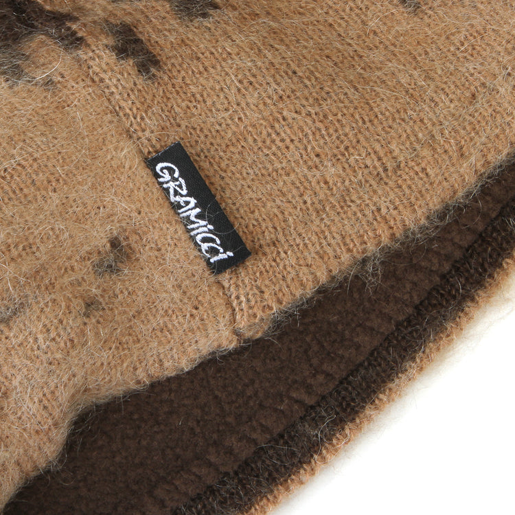 Gramicci - Mohair Splatter Beanie
Color : Taupe Splatter