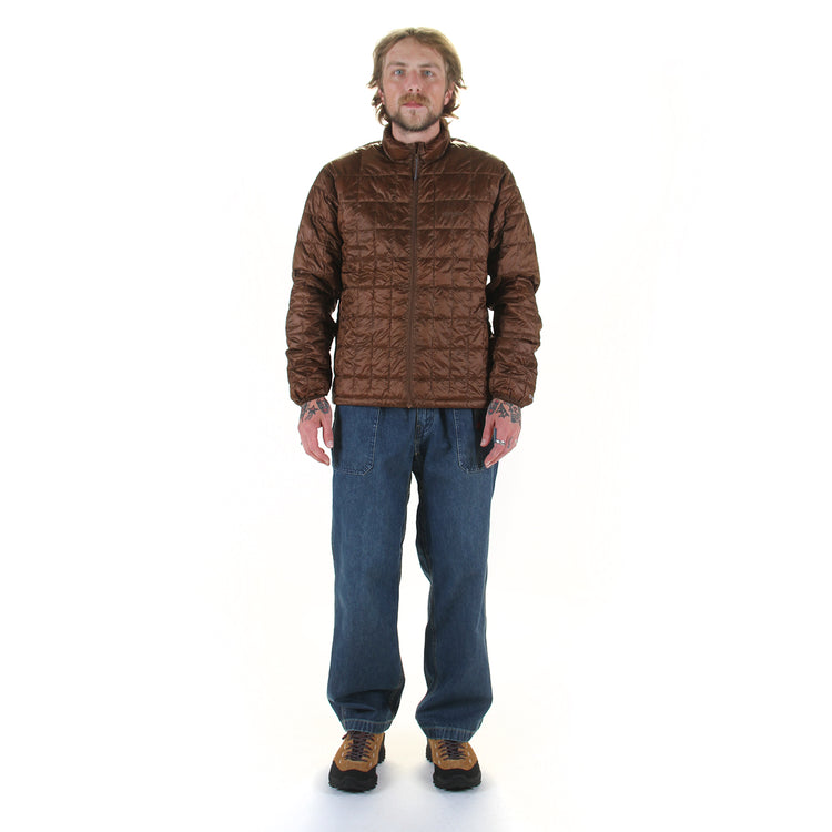 Gramicci - G-Zero Primaloft Jacket
Style # G6FM-J034
Color : Cola

Gramicci - Fatigue Denim Pant
Style # G6FM-P018
Color : Stone