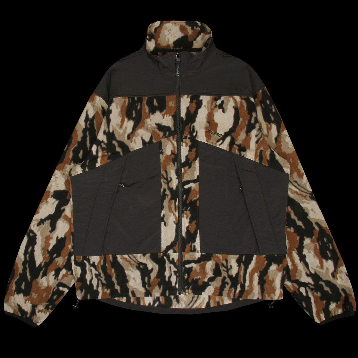 Gramicci - Thermal Fleece Jacket
Style # G6FM-J001
Color : Bark Camo