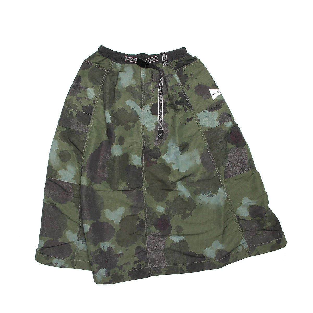 Gramicci x And Wander Women's Ripstop Voyager Skirt
Color : Camo