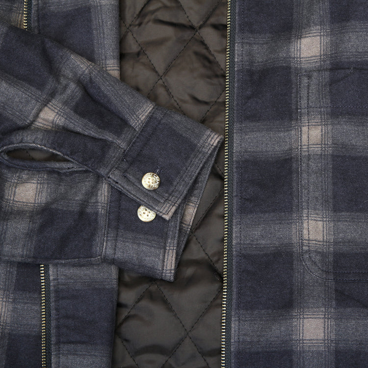 Gramicci - Zip-Up Insulated Flannel Shirt
Style # G6FM-J052
Color : Navy Shadow Plaid