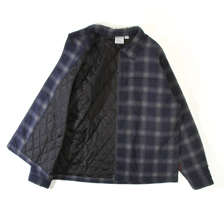 Gramicci - Zip-Up Insulated Flannel Shirt
Style # G6FM-J052
Color : Navy Shadow Plaid