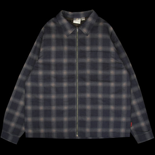 Gramicci - Zip-Up Insulated Flannel Shirt
Style # G6FM-J052
Color : Navy Shadow Plaid