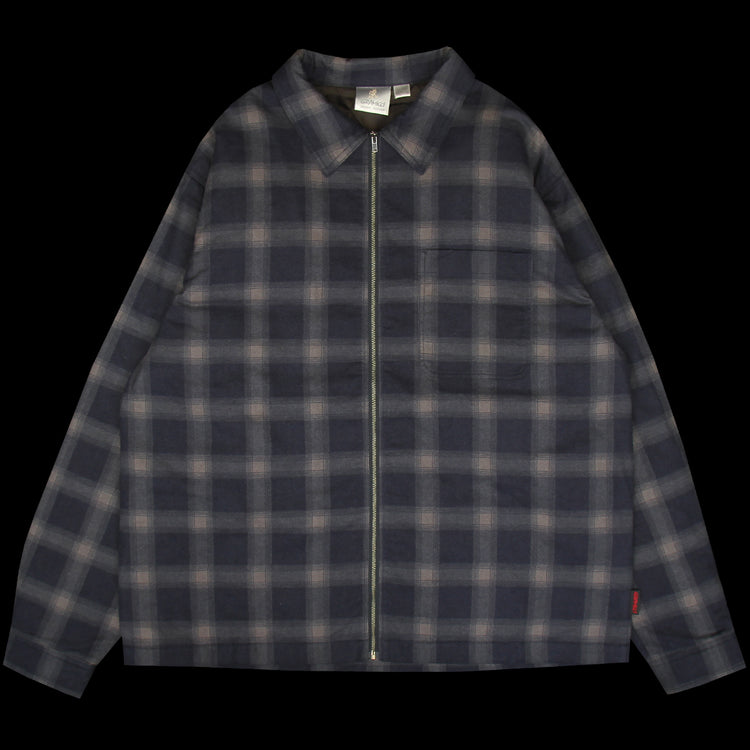 Gramicci - Zip-Up Insulated Flannel Shirt
Style # G6FM-J052
Color : Navy Shadow Plaid