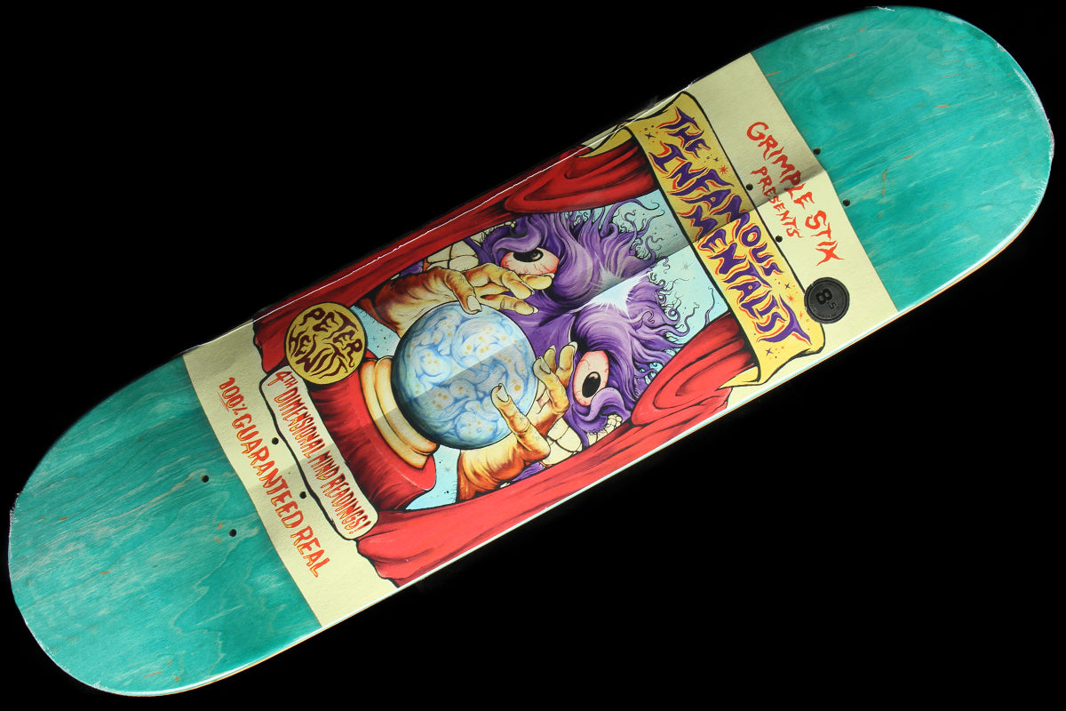 Grimple Hewitt - Sideshow Teal Deck 8.5"