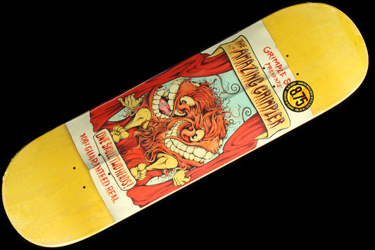 Grimple Sideshow Yellow Deck 8.75"