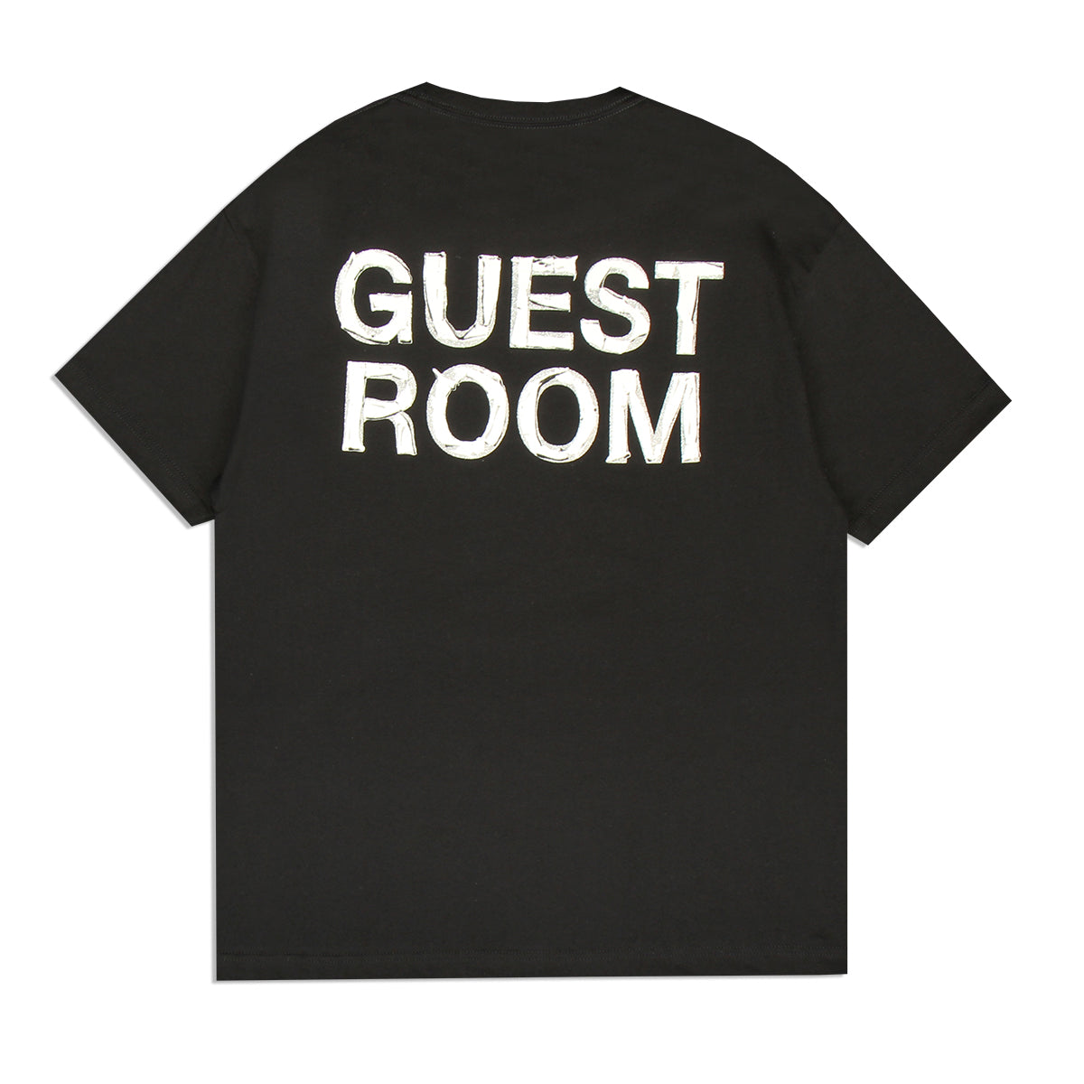 Guestroom - Peeling T-Shirt
Color : Black