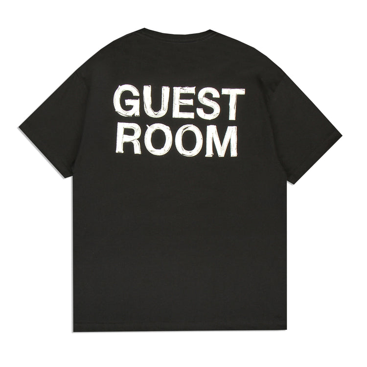 Guestroom - Peeling T-Shirt
Color : Black