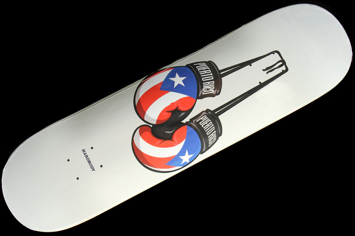 Hardbody - Puerto Rico Boxing Gloves Deck
Size : 8.25" (Long)