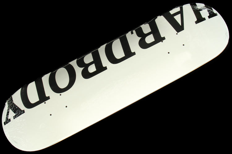 Hardbody - Classic Logo Deck
Color : White / Black