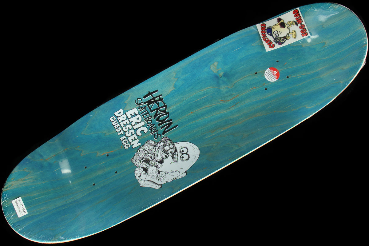 Heroin Eric Dressen - Guest Egg Teal Deck 9.75" 