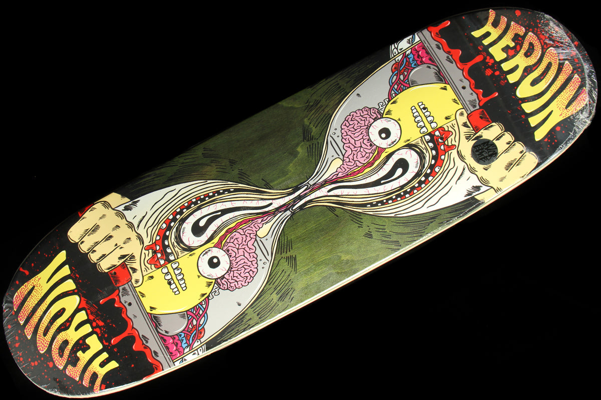 Heroin - Merged Anatomy Razor Egg Deck
Color : Dark Green
