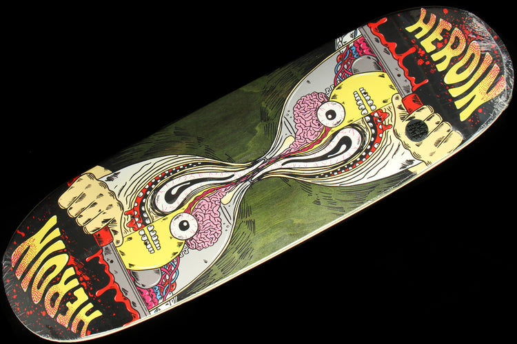 Heroin - Merged Anatomy Razor Egg Deck
Color : Dark Green