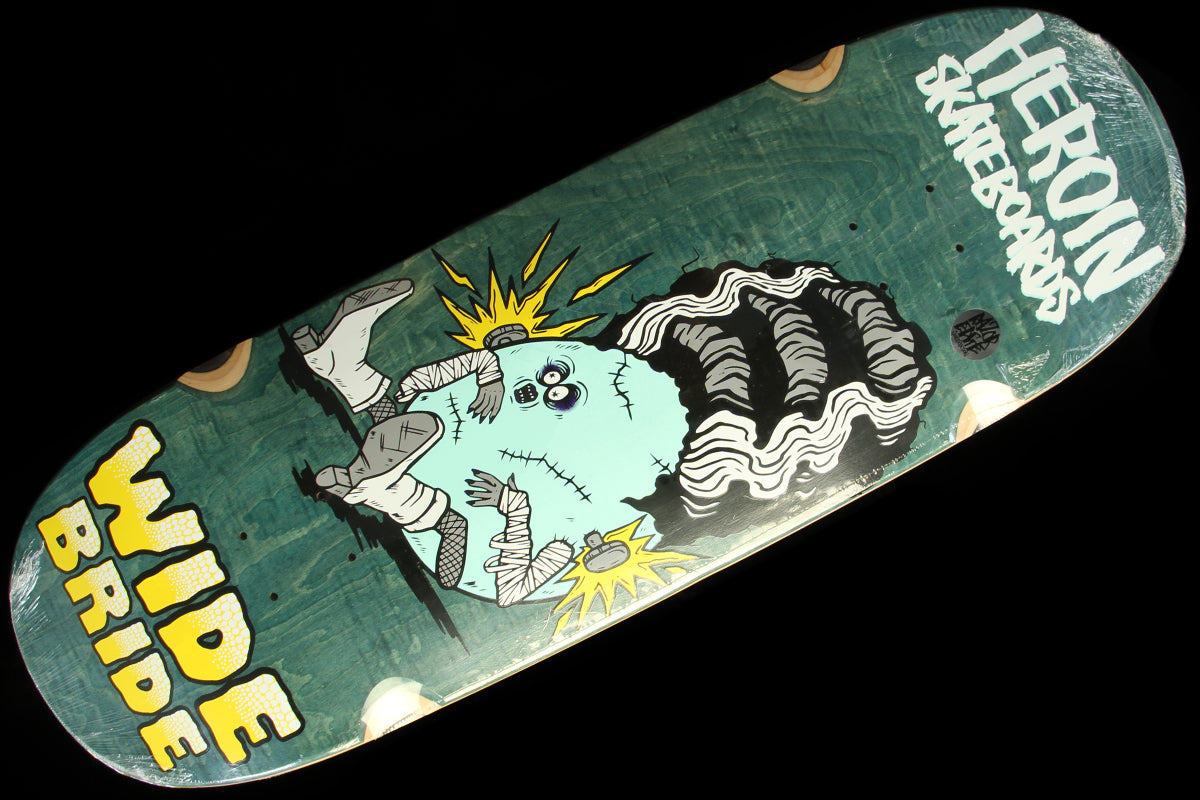 Heroin - Wide Bride Deck
Color : Teal