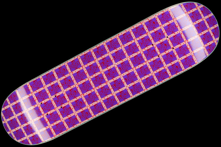 Purple Plaid Deck 8.38"
