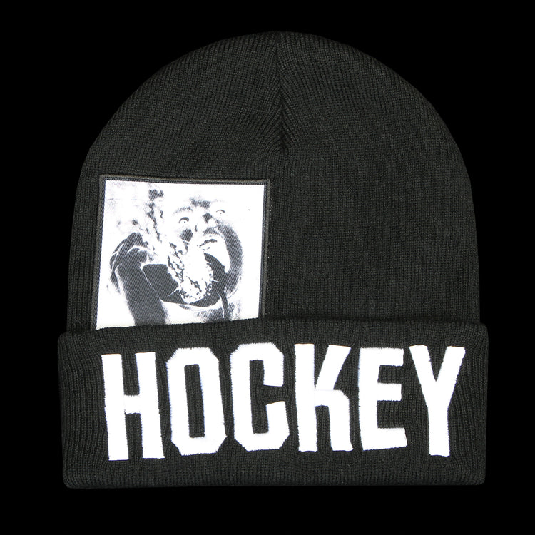 Hockey - Serious Warning Beanie
Color : Black